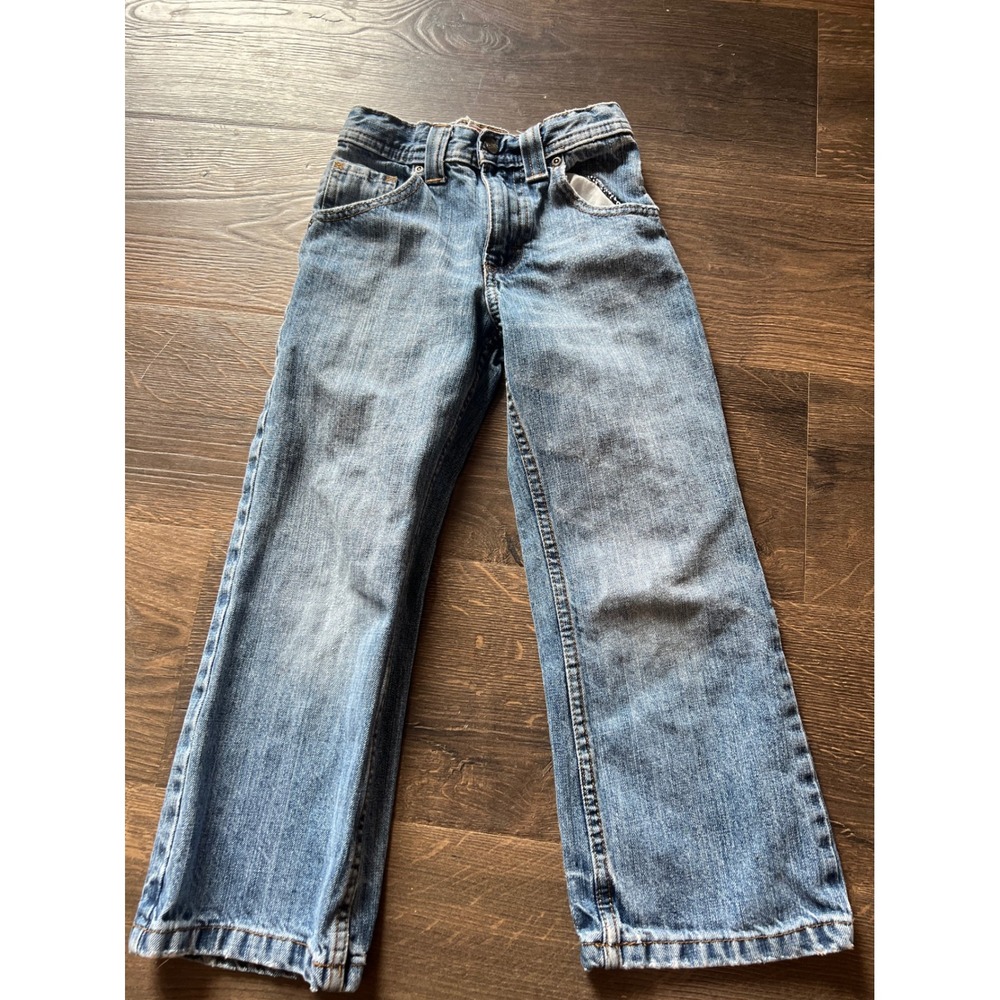 Lee Dungarees Boys Relaxed Bootcut Jeans Medium Wash Size 6 Regular Adjustable